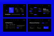 Black Company Profile Google Slide, a Presentation Template by graphicook (Thumbnail 4 of 5)