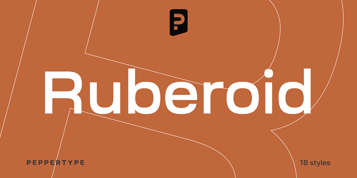 Ruberoid, a Sans Serif Font by Pepper Type (Photo 1 of 15)