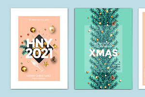 Christmas And Happy New Year Cards