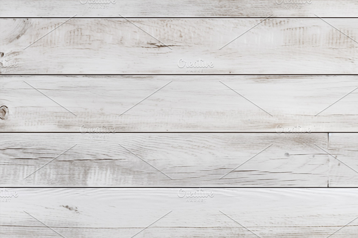 Whitewashed wooden planks, showcasing a rustic and weathered texture. The plank, a Texture Graphic by Textures & Backgrounds