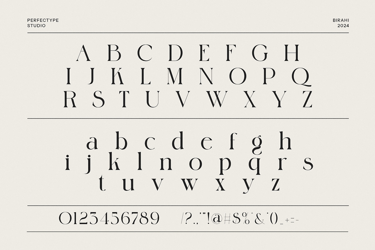 Birahi Stylish Serif Font, a Serif Font by Perfectype (Photo 6 of 8)
