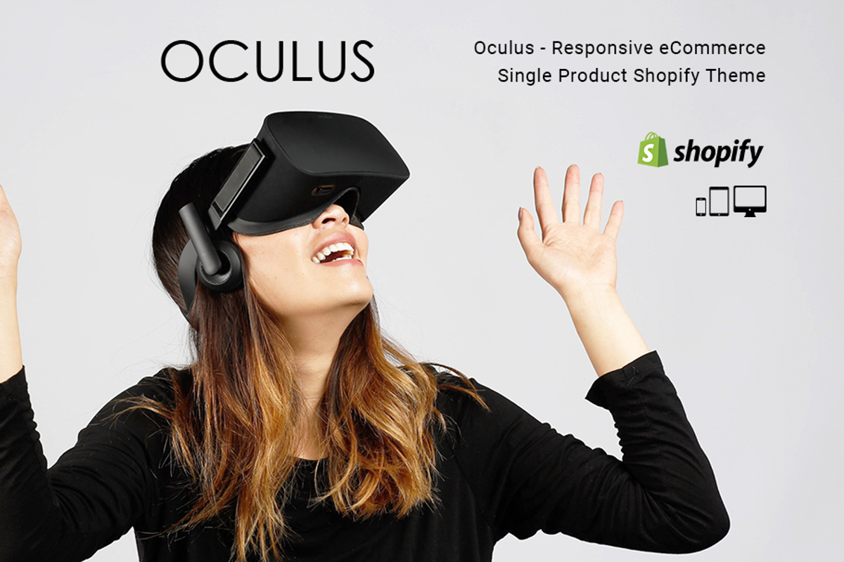 Oculus Single Product Shopify Theme, a Shopify Template by ThemeTidy Shopify Agency (Photo 1 of 3)