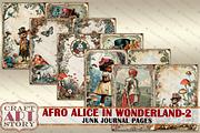 Afro Alice in Wonderland-2, an Object Illustration by CraftArtStory (Thumbnail 4 of 5)