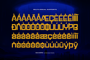 Naxero | Futuristic Typeface, a Sans Serif Font by gracetype_studio (Thumbnail 11 of 12)