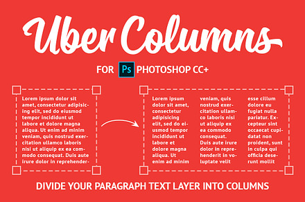 Sale! UberColumns for Photoshop