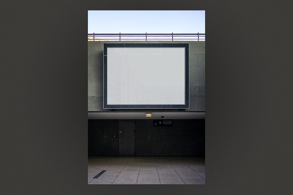 Mockup - Billboard - Tunnel, a Print Template by Zetarrr (Photo 2 of 2)