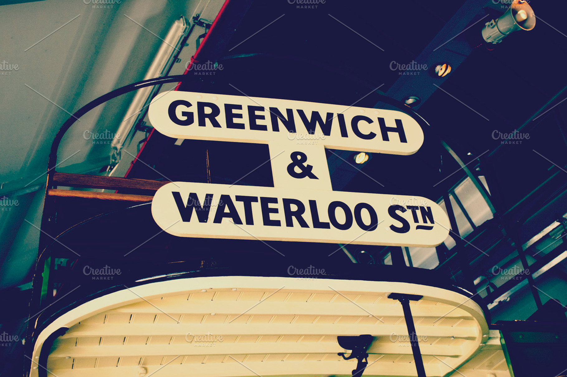 Vintage London Bus Destinations