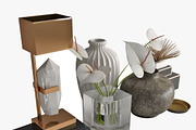 decorative set 01, an Object 3D Model by 3dcruz (Thumbnail 6 of 8)
