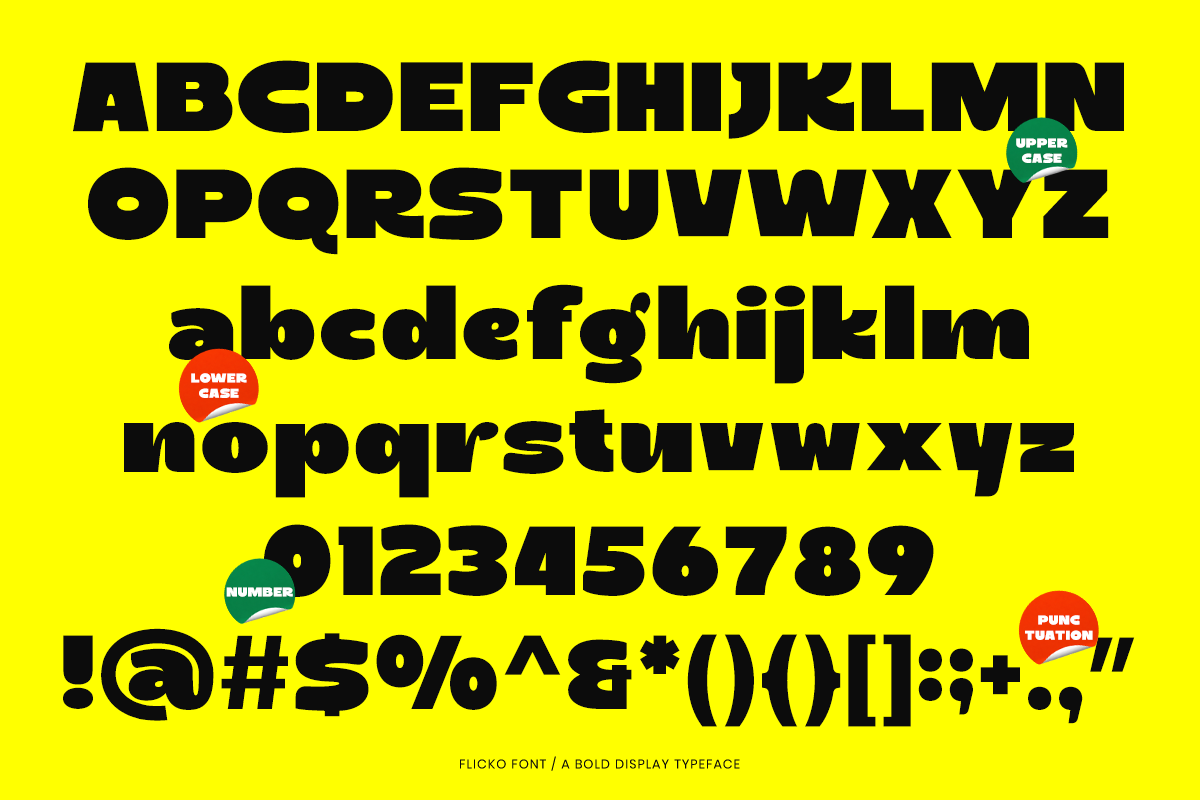 Flicko – Food Branding Bold Font, a Sans Serif Font by Say Studio (Photo 9 of 9)