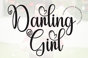 Darling Girl | Script Font, a Handwritten Font by Scratchones (Thumbnail 1 of 9)