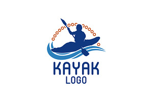 Kayak boat Logo, a Branding & Logo Template by Atlantis X Nurman Arbai