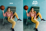 Retro Sport Lightroom Presets, a Preset Add-On by skybluecreative (Thumbnail 3 of 8)