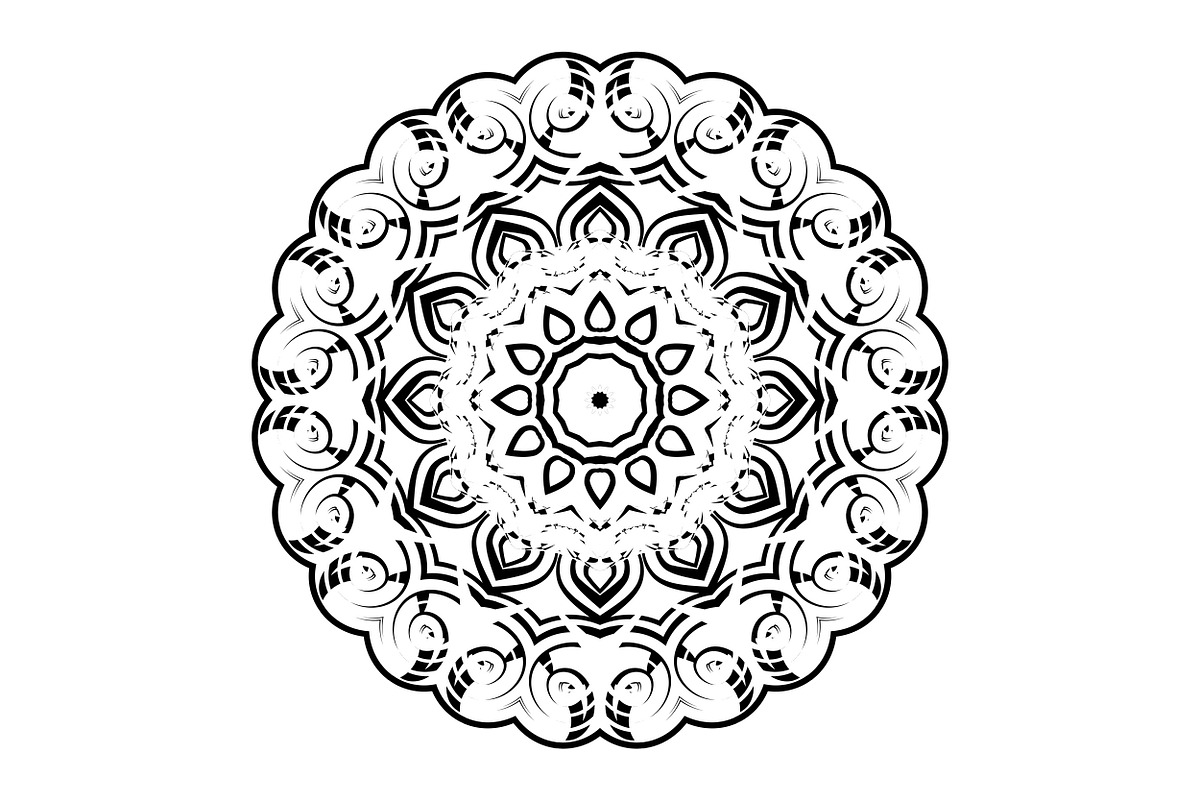 Artistic Mandala Vector Collection, a Decorative Illustration by NJ Himel (Photo 70 of 101)