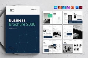 Business Brochure Template, a Brochure Template by DesignCrest