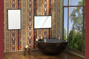 Luxurious black modern bath
