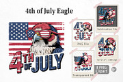 4th of July Eagle, a Graphic by Artnoy (Thumbnail 1 of 5)