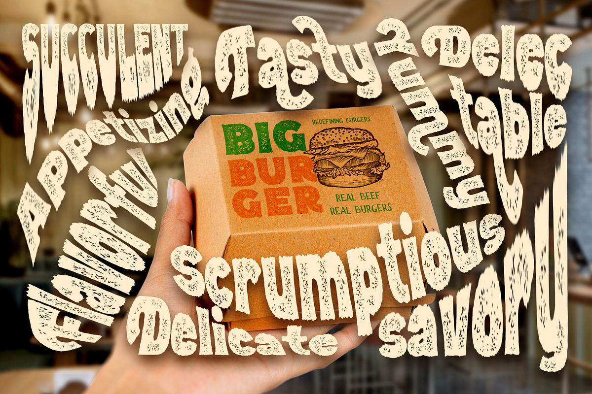 BunChalk - Chalk Display Font Duo, a Handwritten Font by StoricType (Photo 8 of 12)