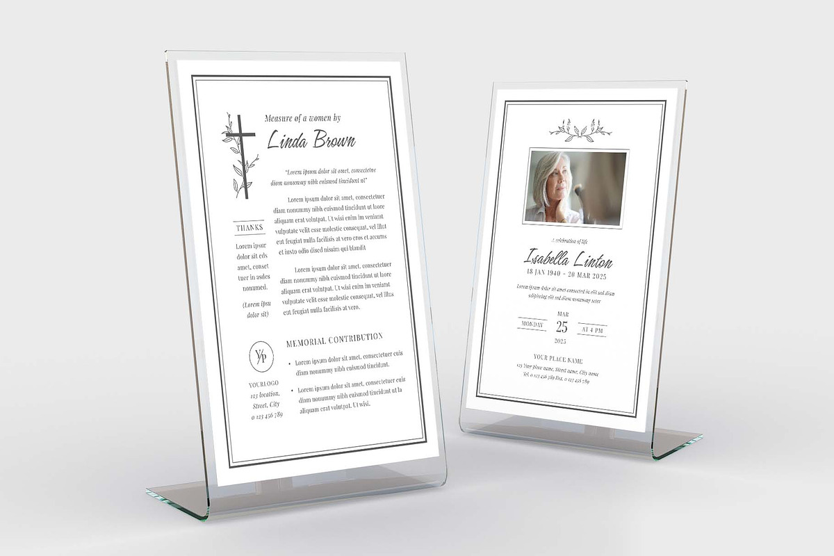 Christian Funeral Memorial Flyer, a Flyer Template by BrandPacks (Photo 4 of 5)
