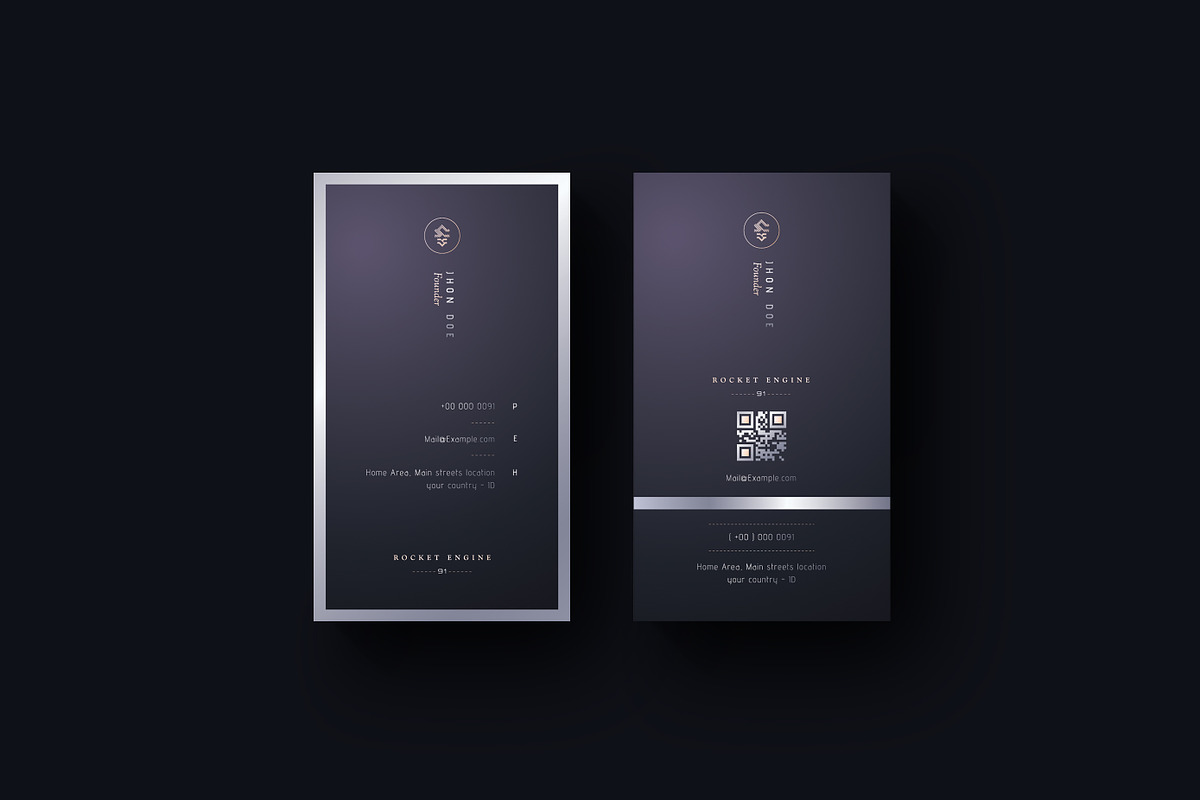 Helix - Modern Business Card, a Business Card Template by Ctrl space studio (Photo 3 of 9)