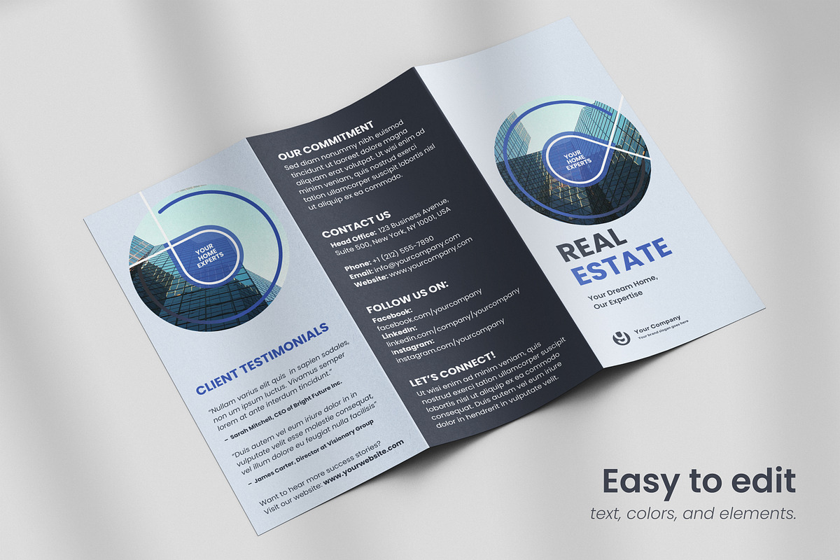 All Purpose Trifold Brochure 08, a Brochure Template by WheelieMonkey (Photo 4 of 4)