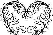 Decorative Heart Silhouette Bundle, an Illustration by Designs_River (Thumbnail 21 of 45)