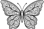 Ornamental Butterfly SVG Bundle, an Object Graphic by Gfx_Store (Thumbnail 14 of 16)