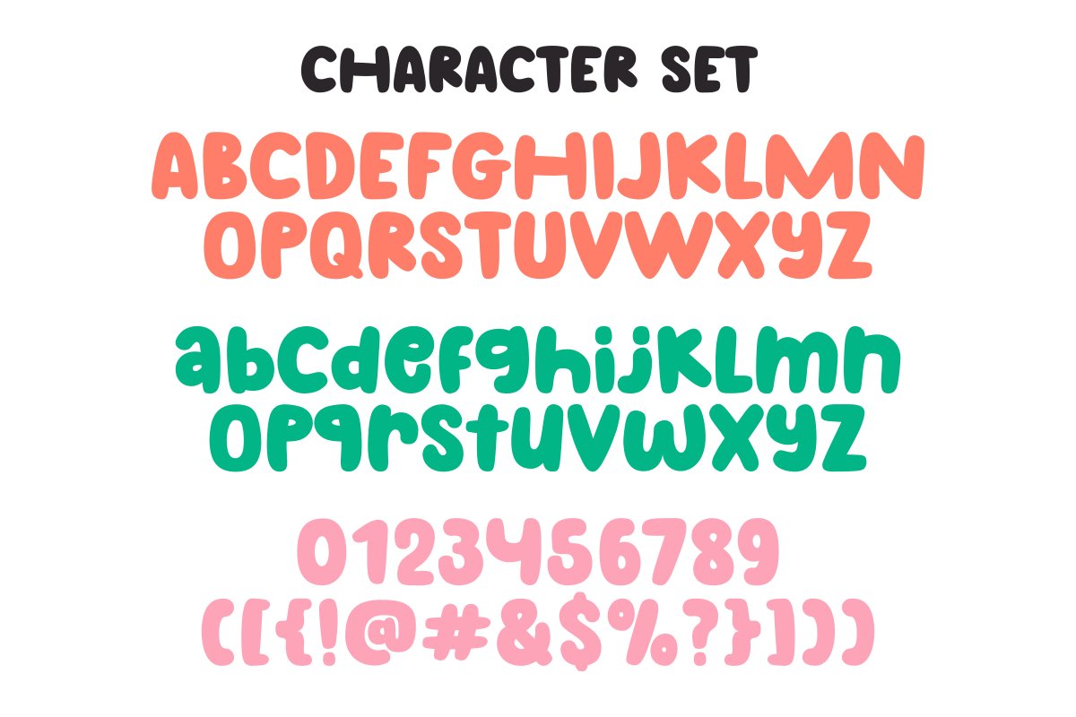 Holiday Christmas - Bubble Display, a Handwritten Font by SaktiAvellin (Photo 5 of 9)