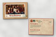Rustic Christmas Photo Postcard, a Card Template by BrandPacks (Thumbnail 2 of 6)