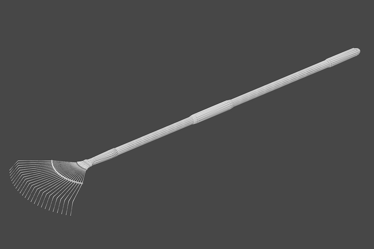Leaf rake rust, an Object 3D Model by mockupzz (Photo 8 of 8)