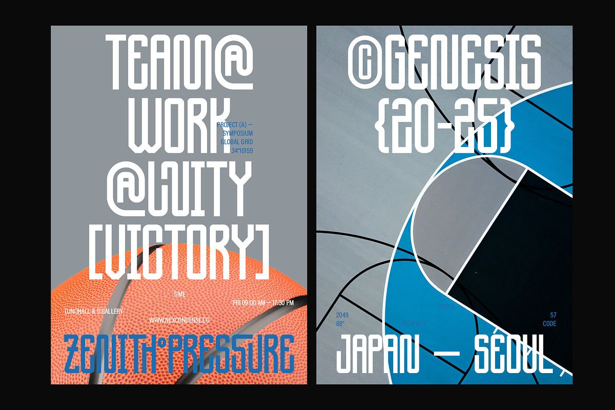 NexCondense - Condensed Display Font, a Sans Serif Font by Indotype Foundry (Photo 3 of 9)