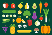 Fruits and Vegetables Illustrations, a Food Illustration by Léo Alexandre (Thumbnail 2 of 3)