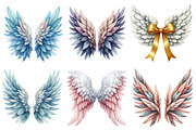 Heaven Angel Wings Sublimation Clipa, an Illustration by Designworld (Thumbnail 2 of 5)