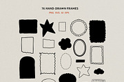 Doodle Frames & Tiny Elements, an Object Illustration by happpydesign (Thumbnail 6 of 10)
