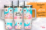 Just Breathe 40 oz Tumbler, a Graphic by TumblerArtDS (Thumbnail 1 of 4)