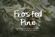 Frosted Pine Handwritten Font, a Handwritten Font by mpllano14 (Thumbnail 1 of 6)