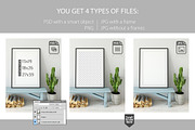 Frame Mockup Bundle Vol 3, a Print Template by Yuri-U (Thumbnail 5 of 17)