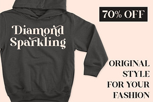 Diamond Sparkling Serif Font LS