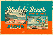 Lucky Stone - Vintage Summer Font, a Script Font by ikiiko (Thumbnail 4 of 7)