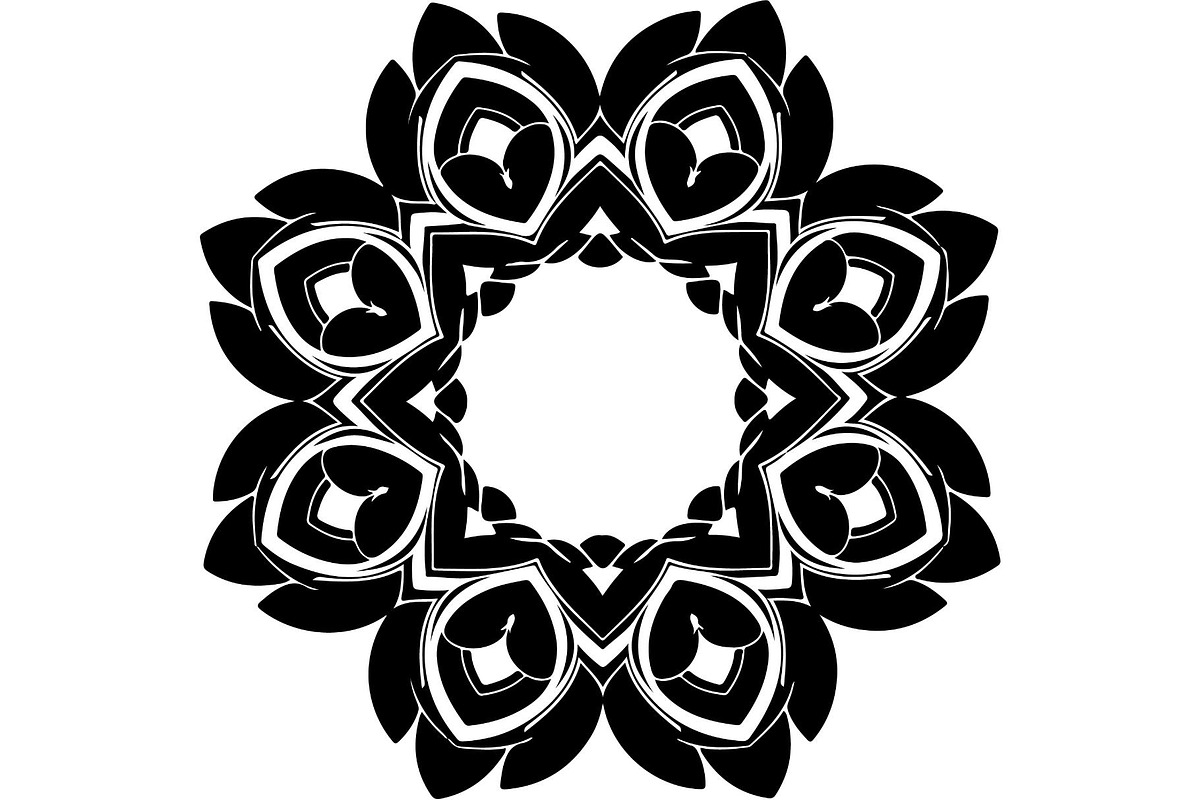 Ornamental Mandala Vector, an Object Graphic by Creativeshirt (Photo 8 of 19)