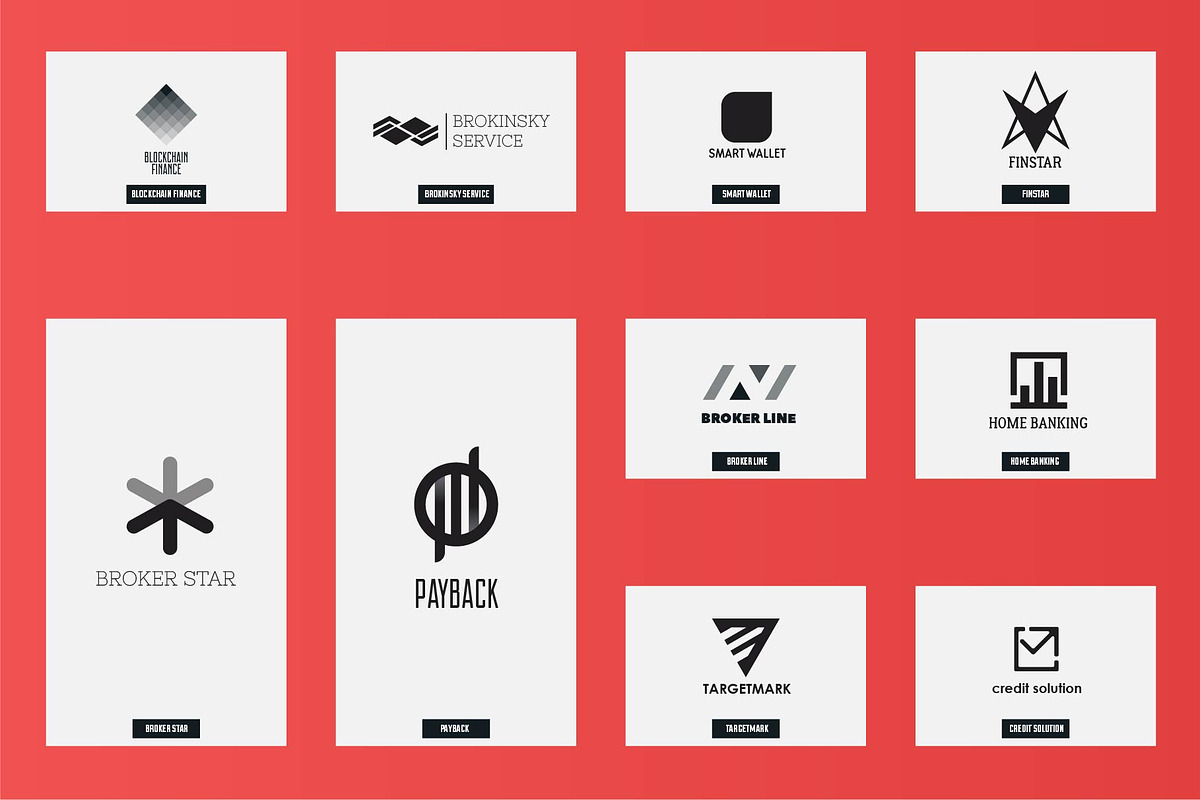 Finance & Marketing logo, a Branding & Logo Template by airunreal (Photo 3 of 7)