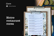 Bistro and Cafe / Coffee Shop Menu, a Brochure Template by Cadu's lil Digital Bodega (Thumbnail 1 of 5)