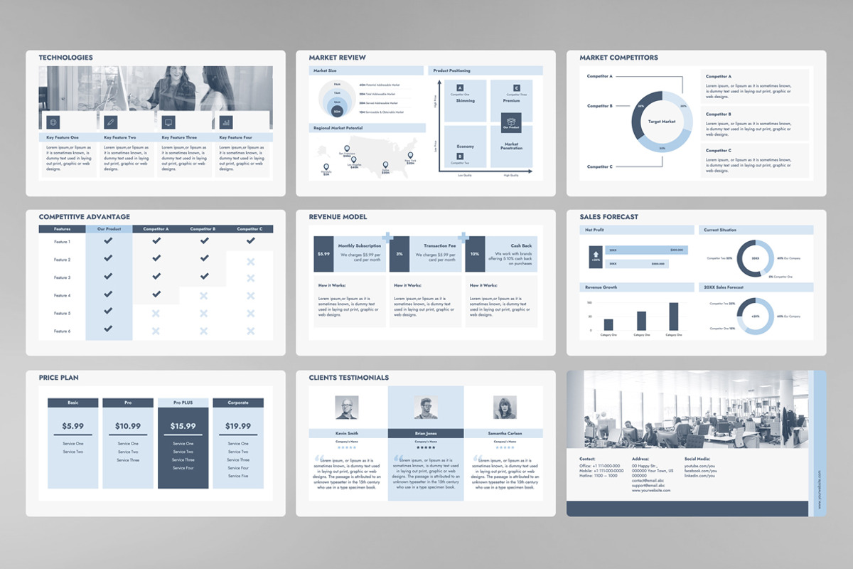 Sales Proposal Presentation Template, a Presentation Template by JetzTemplates (Photo 3 of 4)