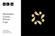 Minimalist Luxury Flower Logo, a Branding & Logo Template by Luxury Logos (Thumbnail 1 of 4)