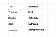 Masonries Sans Serif Family Font, a Sans Serif Font by UICreative (Thumbnail 6 of 13)