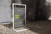 Signage Mockup Set, an Advertising Mockup by Mirachma Project (Thumbnail 5 of 11)