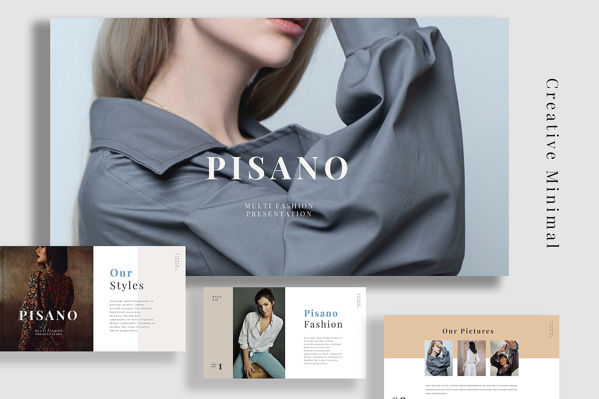 Pisano Minimal Google Slides, a Presentation Template by Infinity Vector Studio (Photo 2 of 4)