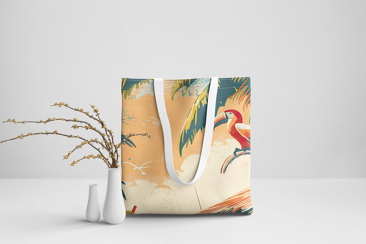 Retro Tiki Paradise, a Background Graphic by Curve Design (Photo 2 of 7)