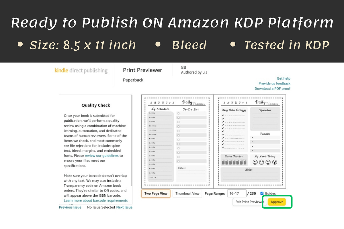 Monthly Planner, Daily Planner, a Print Template by POC Digital (Photo 6 of 7)