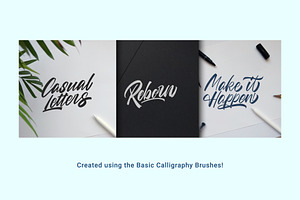 Basic Calligraphy Brushes