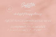 Sophiaticha Handwritten Brush, a Script Font by Creatype Studio (Thumbnail 8 of 9)